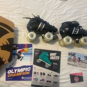 Bont size 2.5 roller skates kids light up wheels